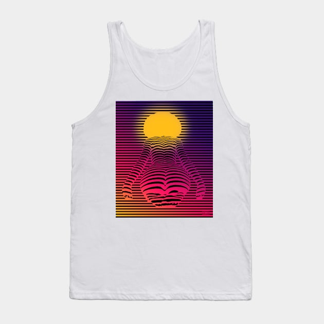 Sun Salutation for the Sun Goddess Tank Top by Leon Loveless